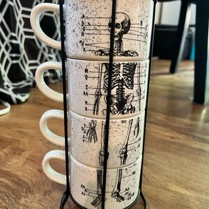 Skeleton Coffee cup set